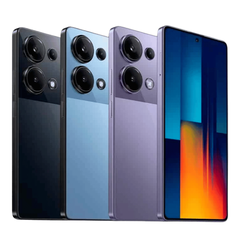 Smartphone Xiaomi Poco M6 Pro 4G con opciones de RAM de 8GB y 12GB, perfecto para un rendimiento fluido en todas tus aplicaciones