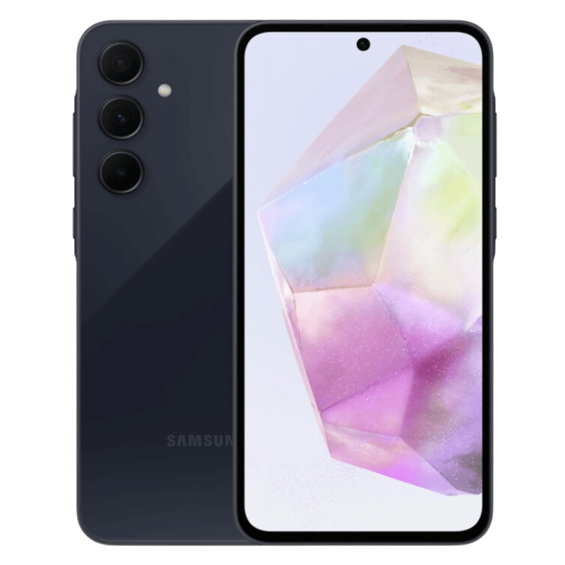 Samsung Galaxy A35 5G en color negro, smartphone económico y efectivo, disponible con envío a todo Quilmes, Argentina