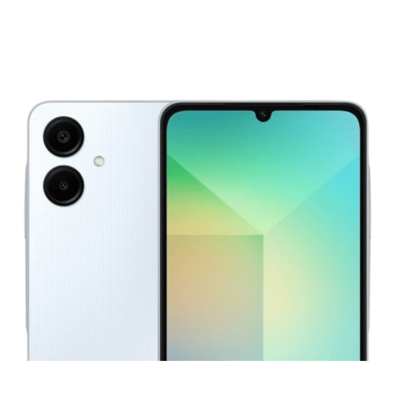 Smartphone Samsung Galaxy A06 Posterior Blanco doble camara  50MP + 2MP