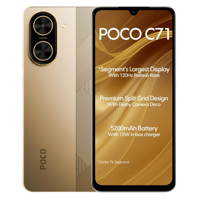 Poco C71 dorado