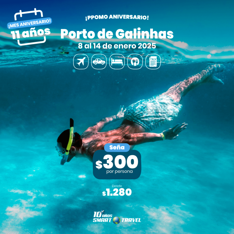 Promo Aniversario - Porto de Galinhas