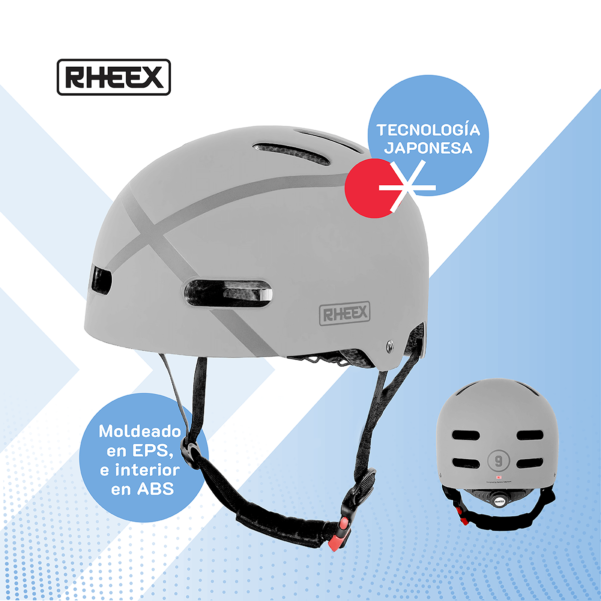 Casco Para Monopatin Bici Mtb Skate Rollers Comodo Y Seguro Gris