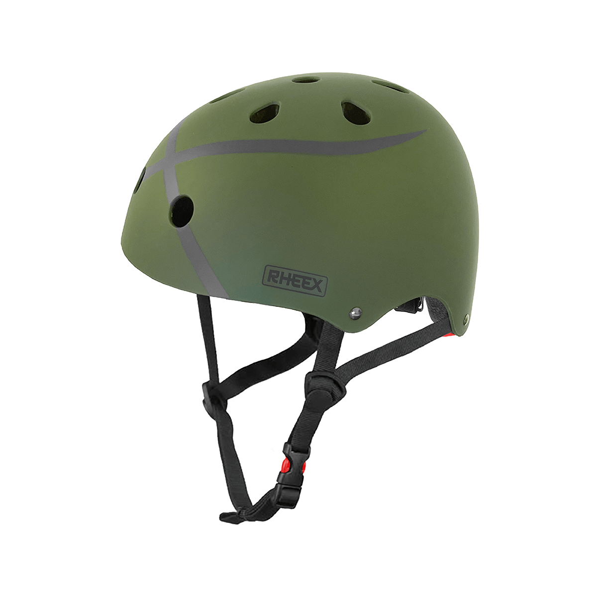 Casco Ajustable Monopatín Bici Skate Protección Y Seguridad Verde