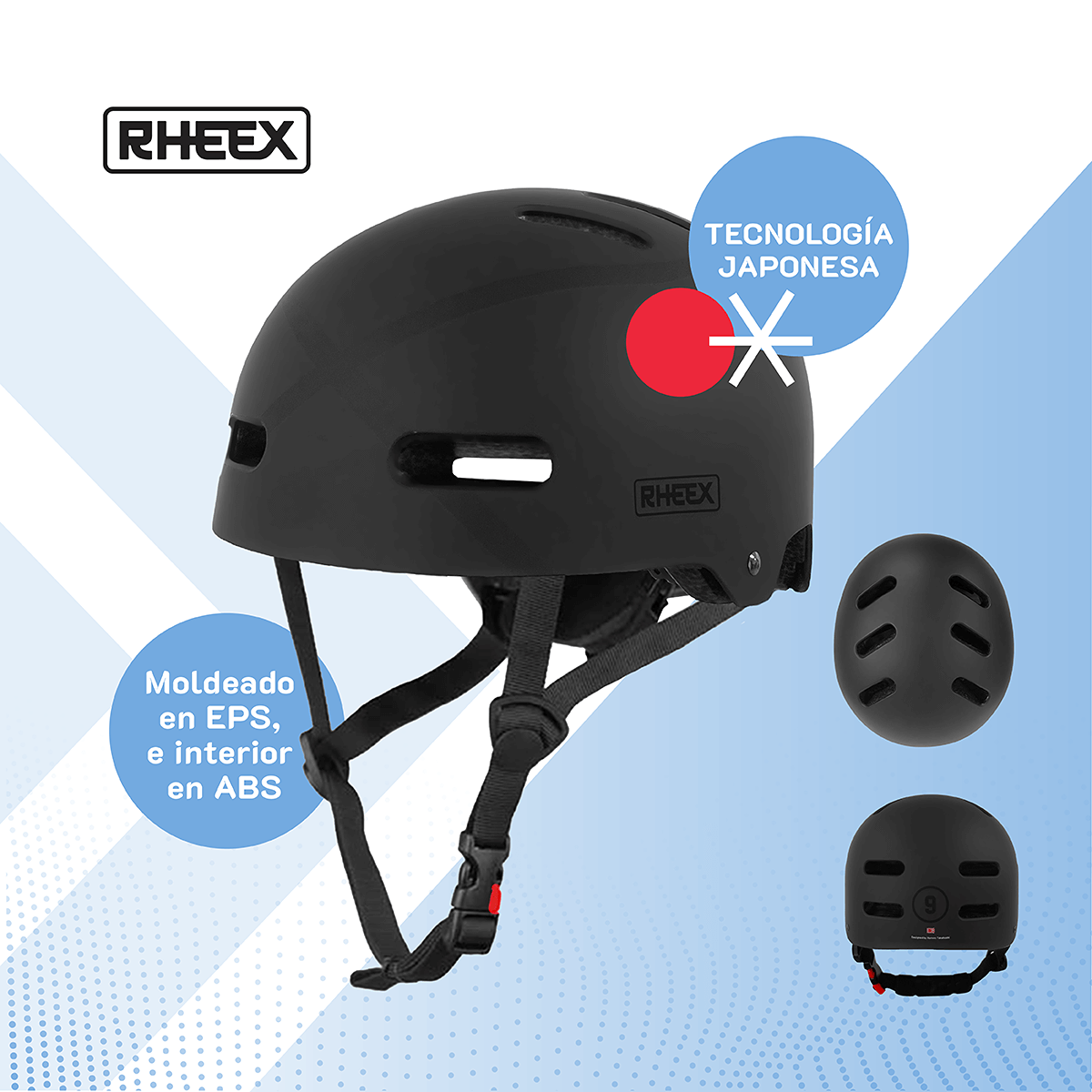 Casco Para Monopatin Bici Mtb Skate Rollers Comodo Y Seguro Negro