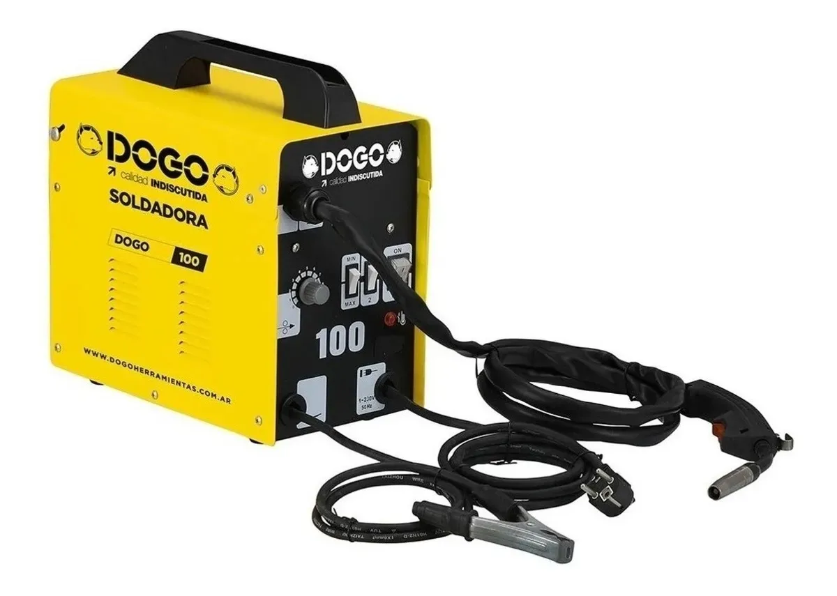 Soldadora Dogo Dogomig 100 amarilla y negra 220V