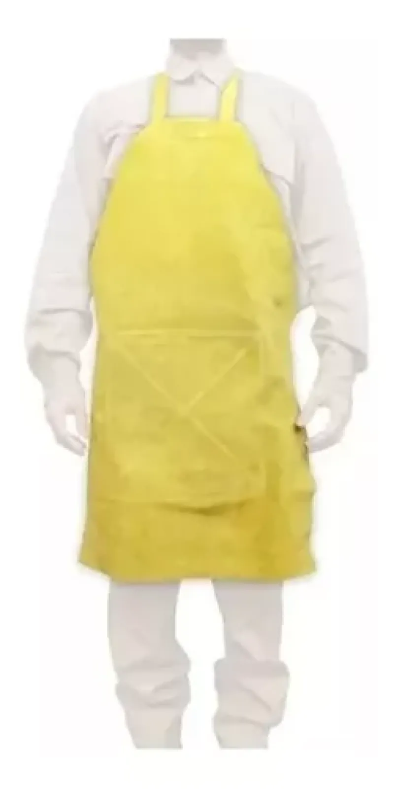 DELANTAL CUERO DESCARNE C/TIRAS