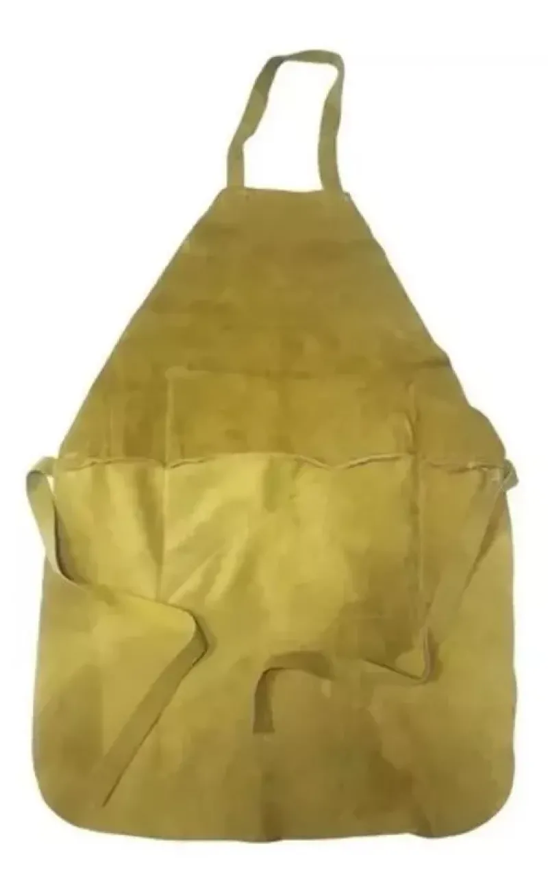 DELANTAL CUERO DESCARNE C/TIRAS