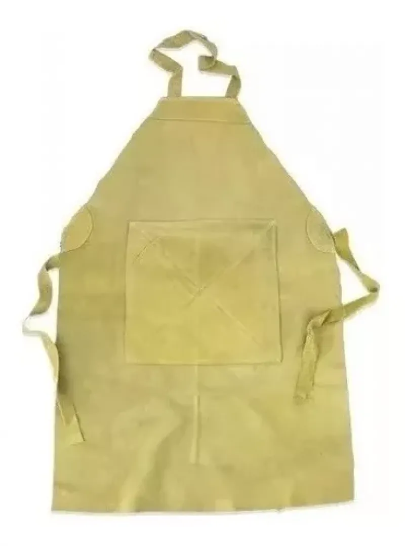 DELANTAL CUERO DESCARNE C/TIRAS