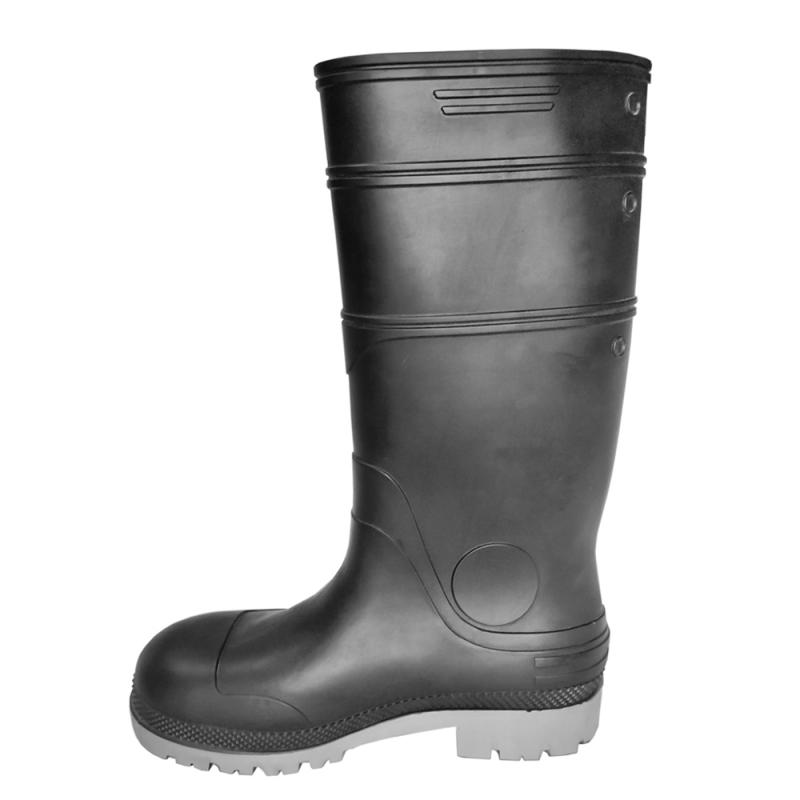 Bota Negra industrial sin puntera de acero