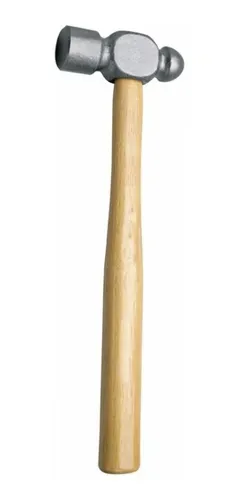 Martillo Bolita 300gr Acero Forjado Mango Madera