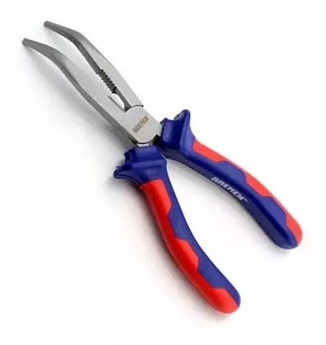 Pinza Media Caña Curva Aislada