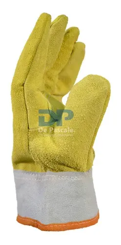 GUANTE DESCARNE AMERICANO AMARILLO CON PUÑO CORTO