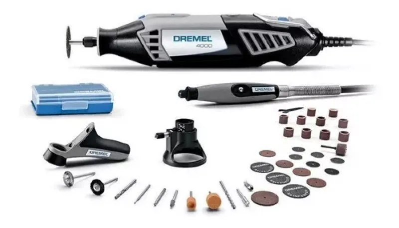 Minitorno Dremel 4000 + 36 Acc + 3 Aditamentos + Maletín