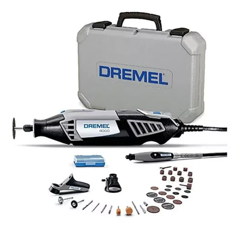 Minitorno Dremel 4000 + 36 Acc + 3 Aditamentos + Maletín