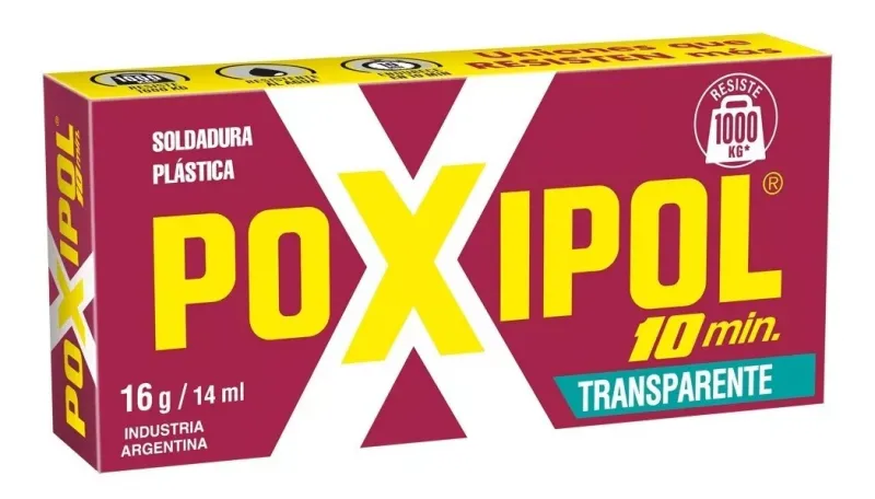 POXIPOL 14 ML- 16 GRS.  TRANSPARENTE