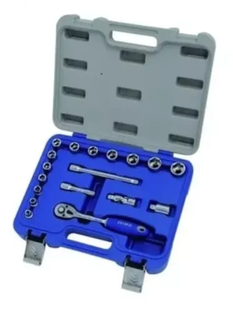 JUEGO DE BOC. Y ACC. ENC 3/8" 18 PIEZAS 119-18-4