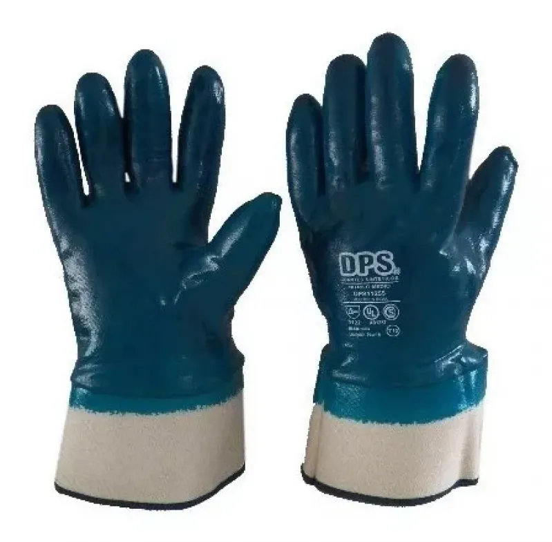GUANTE NITRILO AZUL PUNO LONA (11255)