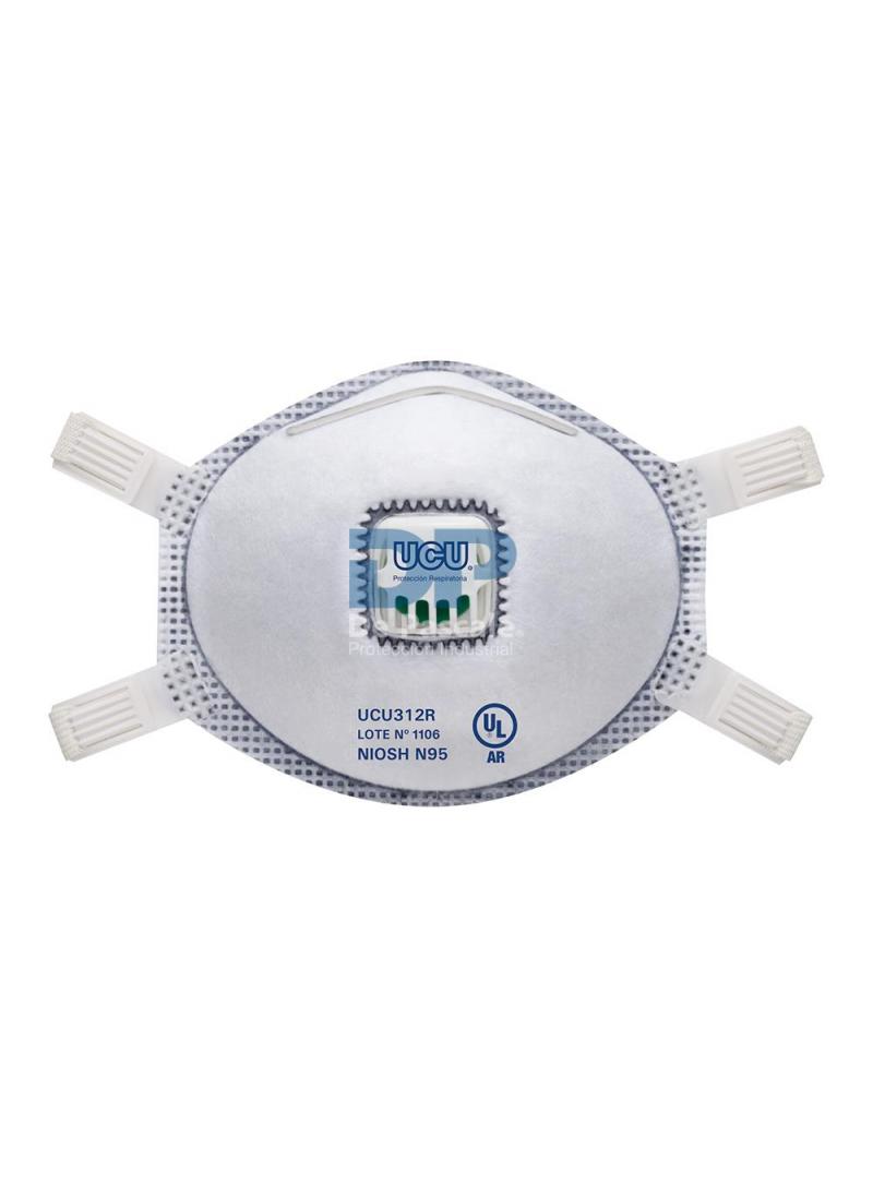 MASCARILLA DESCARTABLE N95 P/SOLDAR C/VALVULA UCU312R