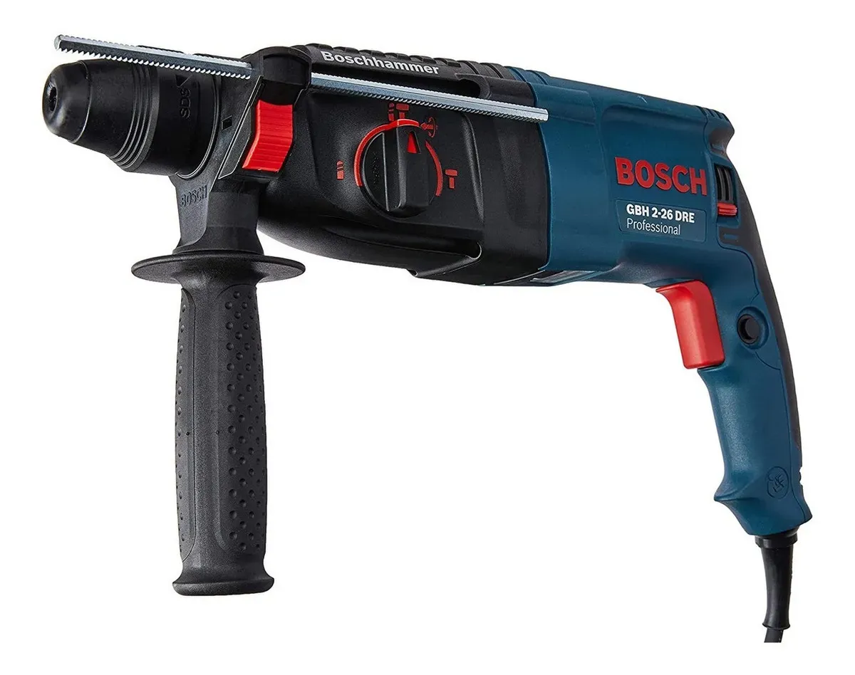 Rotomartillo Bosch Professional GBH 2-26 DRE azul con 800W de potencia 220V