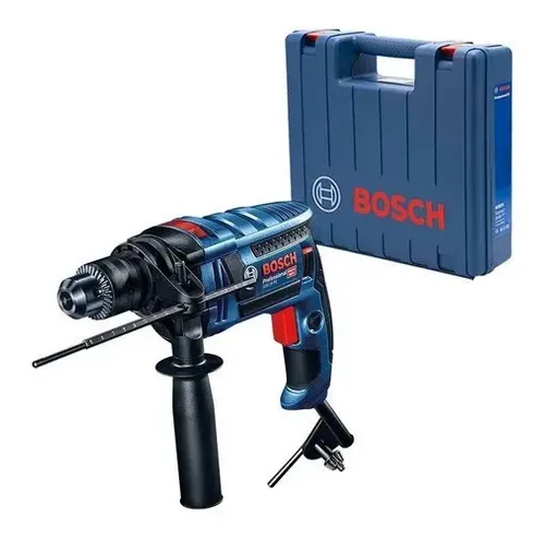 Taladro percutor eléctrico de 13mm Bosch GSB 13 RE 650W + accesorios con caja de cartón 220V - 230V