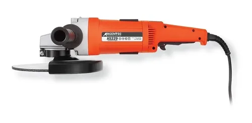 Amoladora 230 Mm. Argentec As229 2200 Watts Color Naranja/ne Naranja/negro