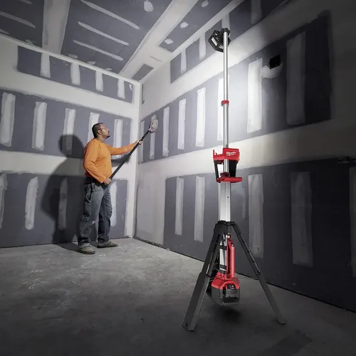 Torre Reflector Led Milwaukee Dual M18 2131-20 S/bat S/carga Rojo Blanco Frío