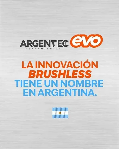 Amoladora Argentec Evo As805 115 Brushless Sin Carbones Nara Naranja 50 Hz