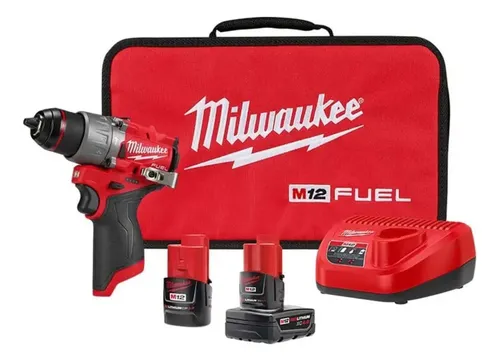 Taladro Atornillador Milwaukee 3404-259a Fuel Percutor 12v Color Rojo/negro Frecuencia 50 Hz