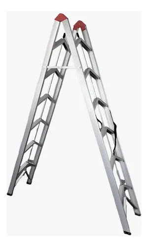 Escalera Tijera Aluminio Kld Fast-track 6 Escalones 150kg Pl Plateado
