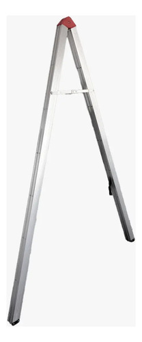 Escalera Tijera Aluminio Kld Fast-track 6 Escalones 150kg Pl Plateado