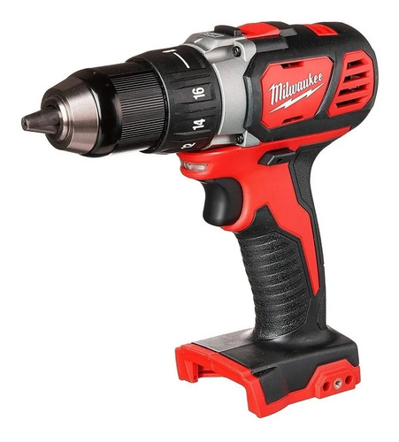 Taladro Atornillador Inalámbrico De 13mm Milwaukee 2606-20 18v Rojo