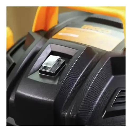 Aspiradora 12 L Ingco 800w Seco Humedo Con Filtro Hepa Plateado