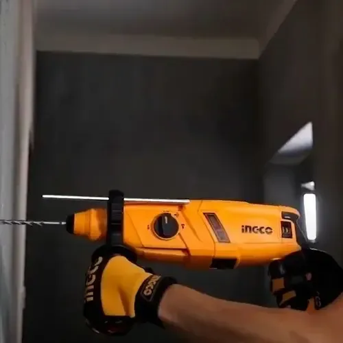 Rotomartillo Electrico Sds Plus 800w 1100rpm Maletin Ingco C Naranja