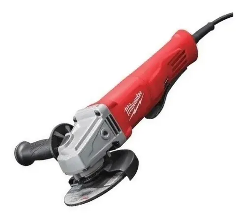 Amoladora Angular Milwaukee 115 Mm De 1250 W Con Arranque Progresivo Rojo 50 Hz/60 Hz