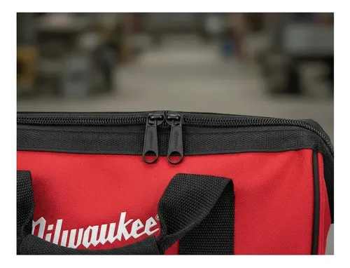 Bolso Milwaukee Heavy Duty Impermeable Porta Herramientas Negro/rojo