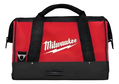 Bolso Milwaukee Heavy Duty Impermeable Porta Herramientas Negro/rojo