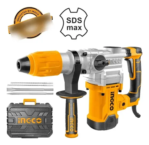 Rotomartillo Industrial Sds Max 1600w Ingco Rh1600388 Naranja 50/60