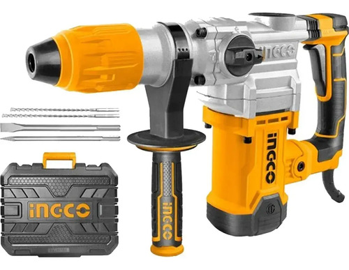 Rotomartillo Industrial Sds Max 1600w Ingco Rh1600388 Naranja 50/60