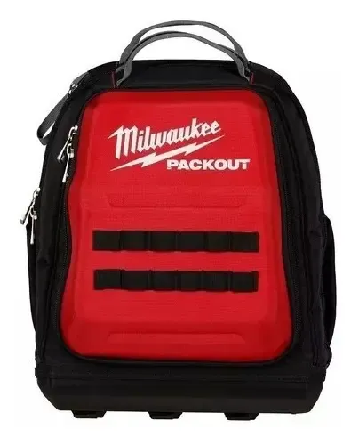 Mochila Reforzada Milwaukee Packout 4822-8301 48 Bolsillos C Rojo