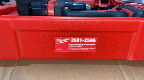 Combo Taladro Atornillador Impacto 18v Milwaukee 2691-259a