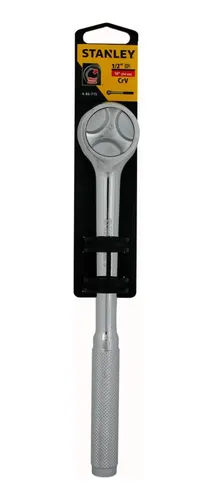 Llave Crique  Encastre 1/2 Stanley 86-715 Cromo Vanadio Ajuste Rápido Taller Mecanico Electricista Plomero Constructor Carpintero Bicicletero Motoquero Electrodomésticos Mueble