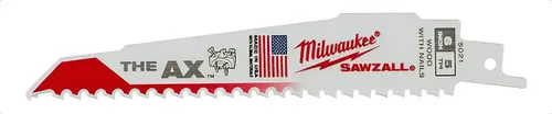Hoja De Sierra Sable 5 Unds Milwaukee 152mm Corte Rapido