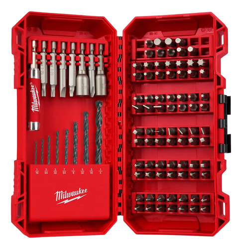 Juego Puntas Brocas 95 Pz Para Caja 48 32 1556 Milwaukee