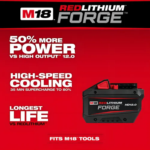Batería M18 Milwaukee 48-11-1813 Redlithium Forge Hd12.0