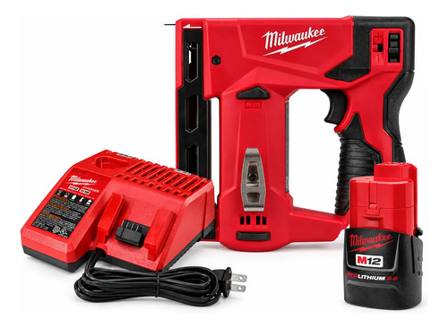 Engrapadora Milwaukee M12  Batería Con Kit Completo 2447-159