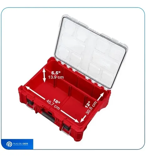 Caja De Herramientas Milwaukee Packout 4822 8432 Organizador Color Rojo