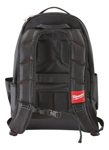 Mochila Milwaukee 48-22-820 Ideal Para Herramientas Y Laptop Color Rojo / Negro