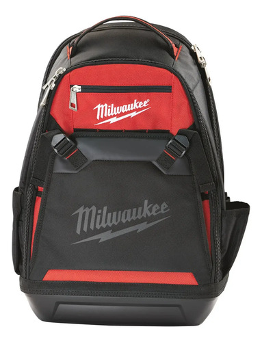 Mochila Milwaukee 48-22-820 Ideal Para Herramientas Y Laptop Color Rojo / Negro