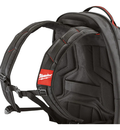 Mochila Milwaukee 48-22-820 Ideal Para Herramientas Y Laptop Color Rojo / Negro