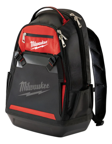 Mochila Milwaukee 48-22-820 Ideal Para Herramientas Y Laptop Color Rojo / Negro